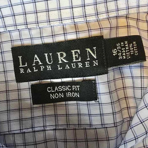 Ralph Lauren Classic Fit Non-Iron Button Down Shirt - Picture 5 of 5